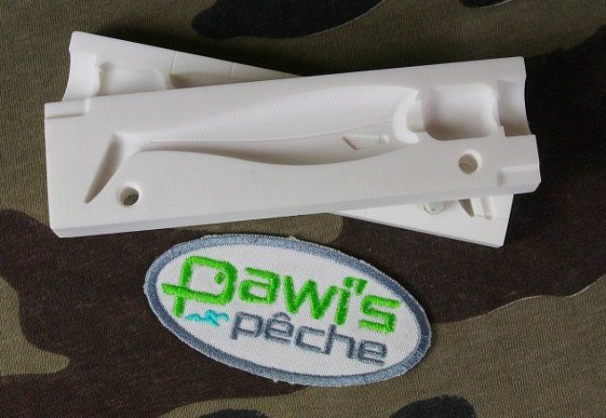 Moule leurre PAWISPECHE® shad PAWIS  4.1" - 104  mm