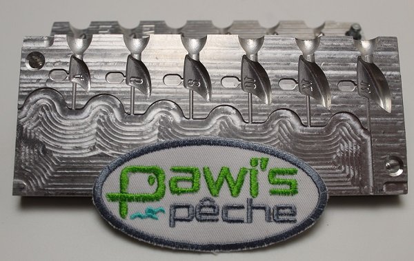 Moule à Plomb Rond Usiné CNC – Cavités 6 Oz, 8 Oz, 10 Oz – Pêche Eau Douce/salée (neuf)