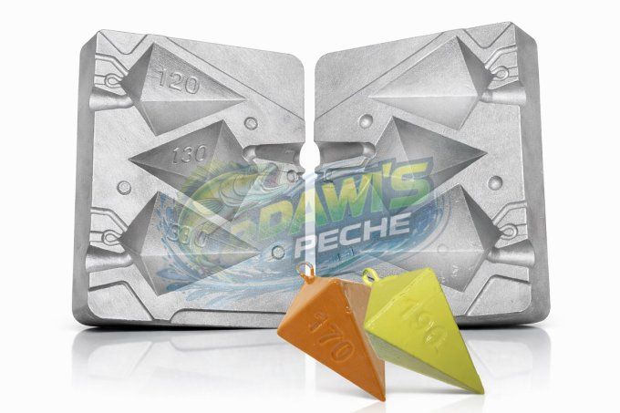 MOULE A PLOMB PYRAMIDE 150-170-190g 