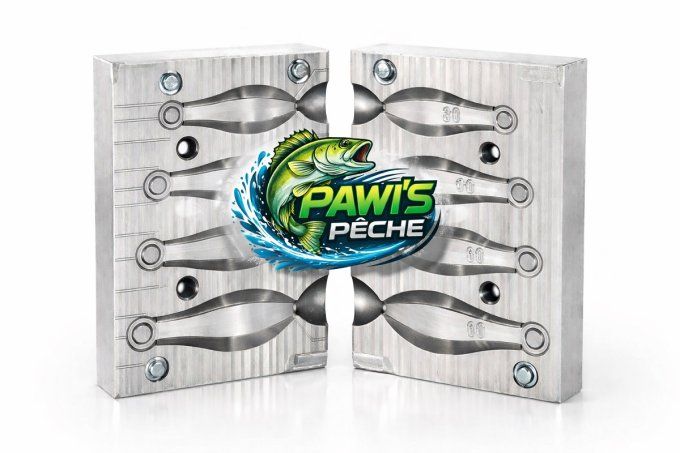 Moule à plomb palangrotte 30 - 40 - 50 - 60g