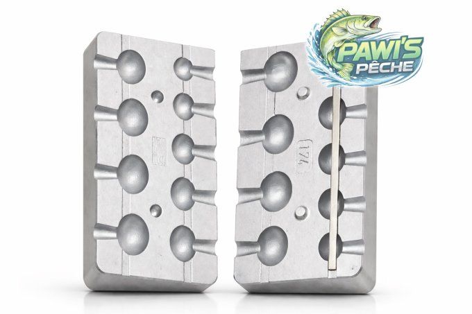 Moule à plomb Cheburashka tête olive de 6 à  22 g