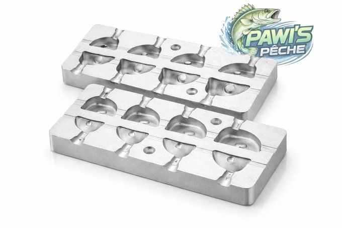 Moule à plomb Cheburashka  tête  poisson 11 à 31 gr