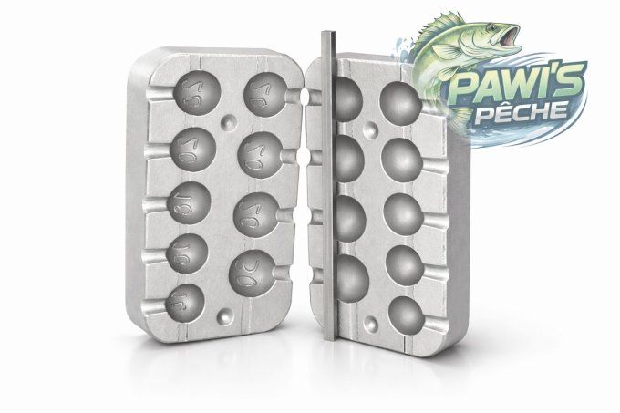 Moule à plomb Cheburashka tête ronde 14-16-18-20-22-24-26-28-30 g