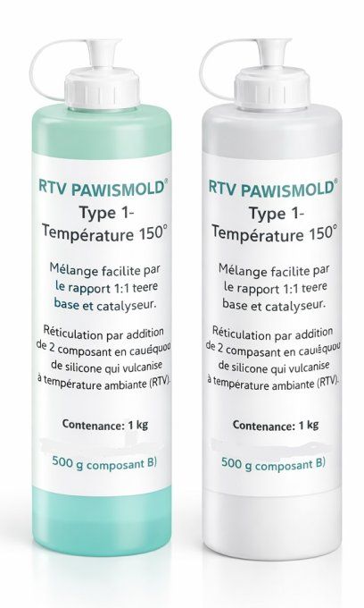 RTV PAWISMOLD® Type 1 -  Température 150° - 1Kg