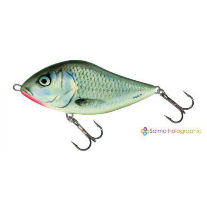 SLIDER   FLOATING 10CM /HOLO GREY SHINER