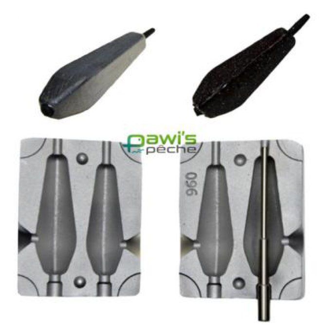 Moule à Plombs Alciumpeche – Grip Insert Lead 165-185grs, Neuf