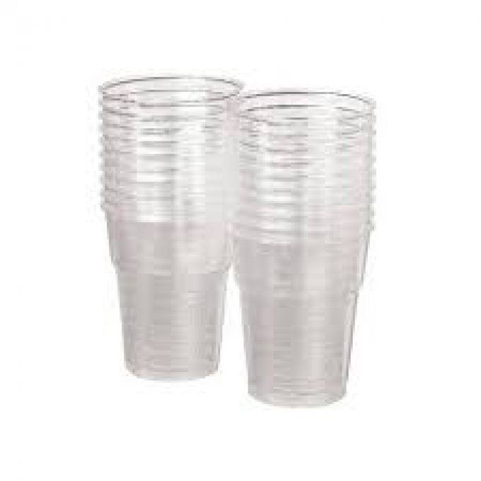 BECHER PLASTIQUE 0,5 L / 5 pièces