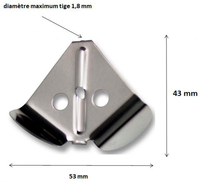 Buzzer Spinner Blades en aluminium modèle B - 10 pièces