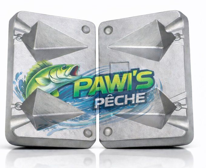 MOULE A  PLOMB PYRAMIDE 80/110 G