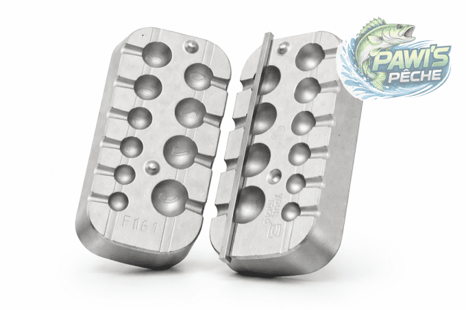 Moule à plomb Cheburashka tête ronde de  2 - 3 - 4 - 5 - 6 -8 - 10 - 12 - 14 - 16  g