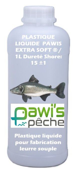 Plastique liquide pour fabrication leurre souple / Extra soft : Shore: 15 ±1 