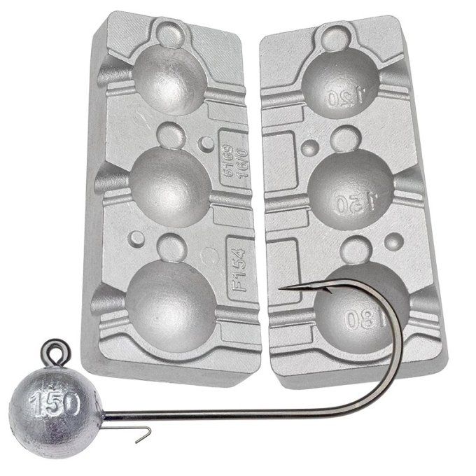 Moule à plomb Jig rond 120 - 150 - 180 g