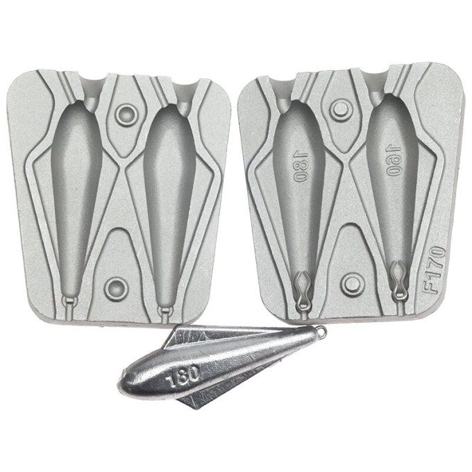 Moule à plomb Surfcasting à ailette 160 - 180g