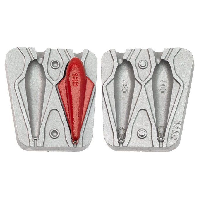 Moule à plomb Surfcasting à ailette 160 - 180g