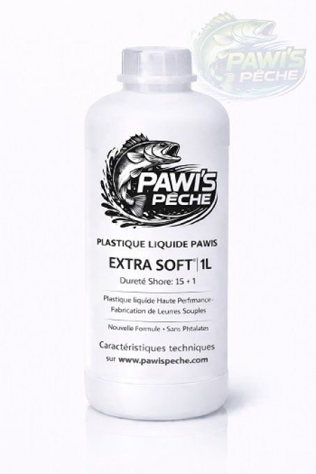 Plastique liquide pour fabrication leurre souple / Extra soft : Shore: 15 ±1