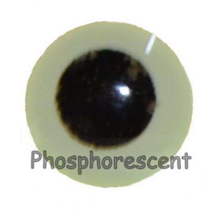 Yeux 3D  phosphorescent autocollant / 3 mm ( 154 pièces)