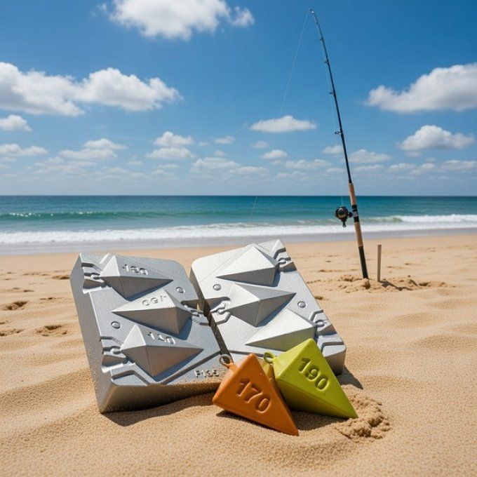 MOULE A PLOMB PYRAMIDE 150-170-190g 