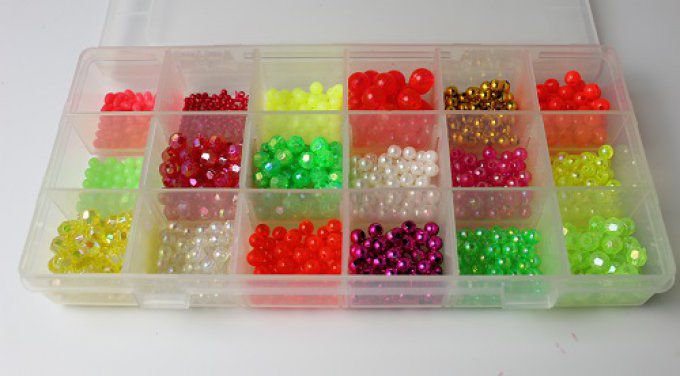 Assortiment de perles / 660 pièces