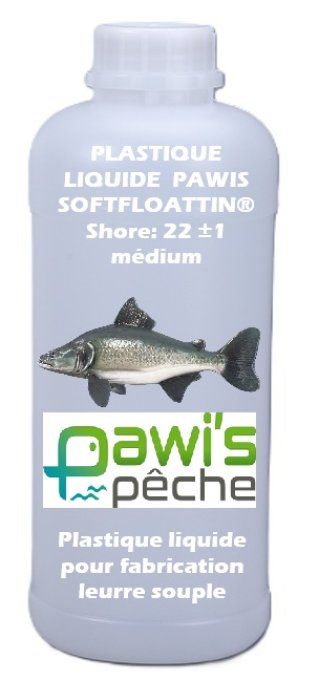 Plastique liquide pour fabrication leurre souple / Médium : Shore: 22 ±1 