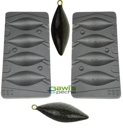 Moule à plomb Zip PAWIS PECHE® 80 - 90 - 100 - 110 G 
