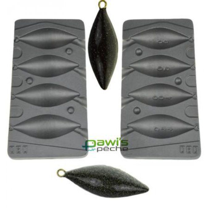 Moule à plomb Zip PAWIS PECHE® 80 - 90 - 100 - 110 G 