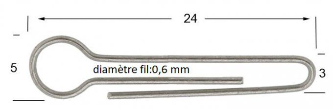 Attache  Jig Pico®tête articulée modèle:B - 50 pièces