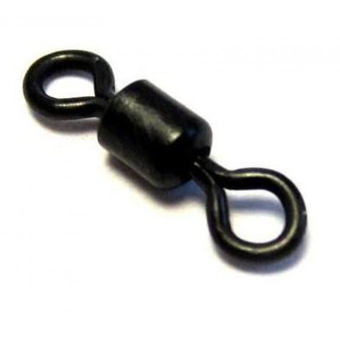 Emerillon Rolling Swivel black matt n° 6 - 100 pièces 