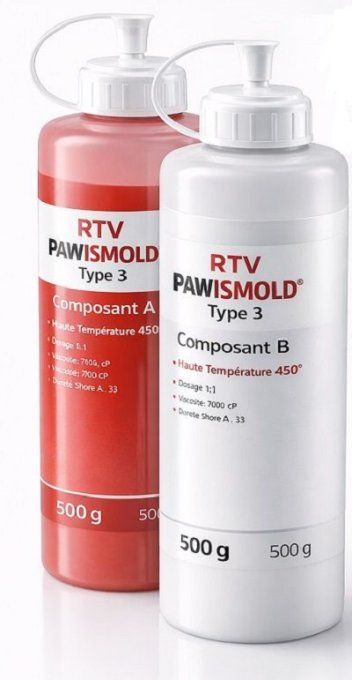 RTV PAWISMOLD® Type 3 - Haute température 450°
