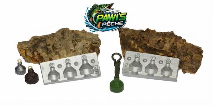 Moule plomb back lead 25 - 35 - 45 g