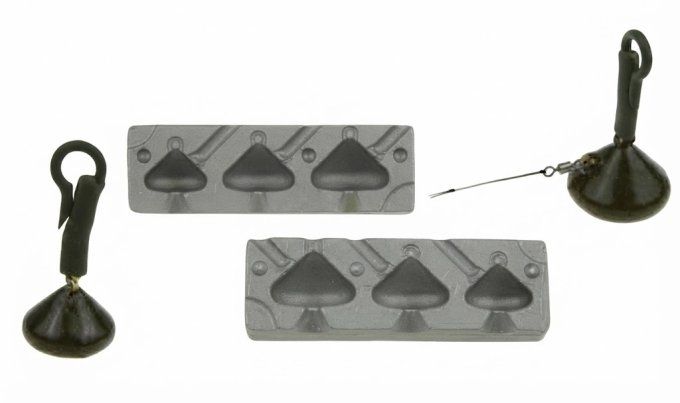 Moule plomb back lead 35 - 55 - 75 g
