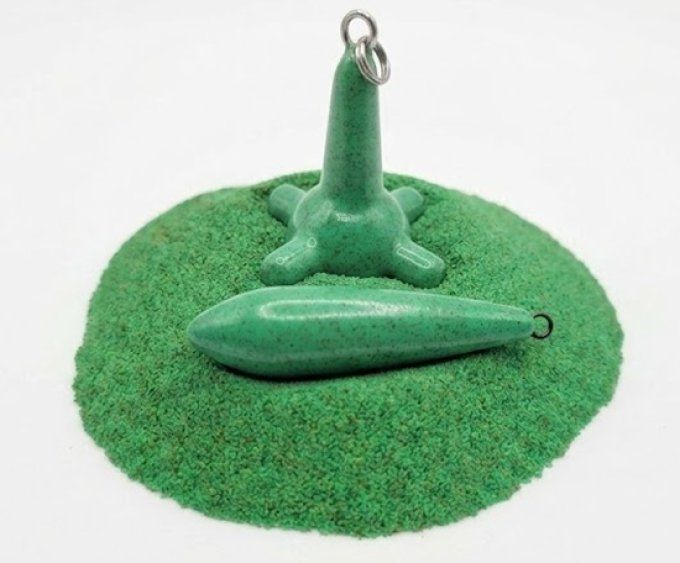 PLASTI-PLOMB ® PLASTIFANT PLOMB DE PÊCHE 80g / Vert moucheté