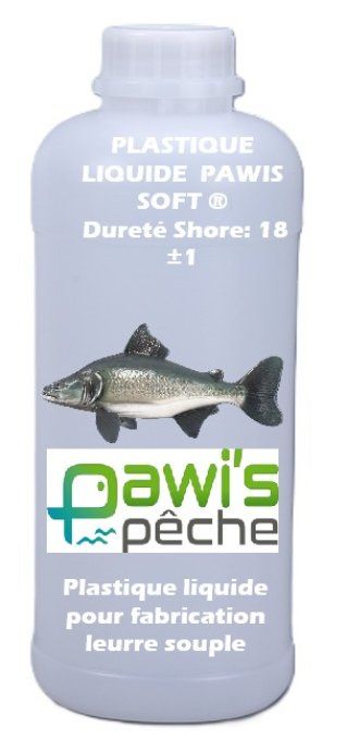 Plastique liquide pour fabrication leurre souple / Soft : Shore: 18 ±1