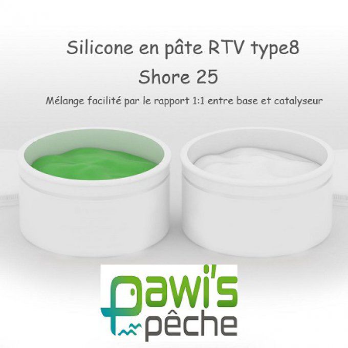 Silicone en pâte RTV PAWISMOLD® Type 8 