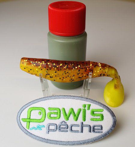 PEINTURE LEURRE SOUPLE PAWISPECHE® POUR AEROGRAPHE 60ml - Olive