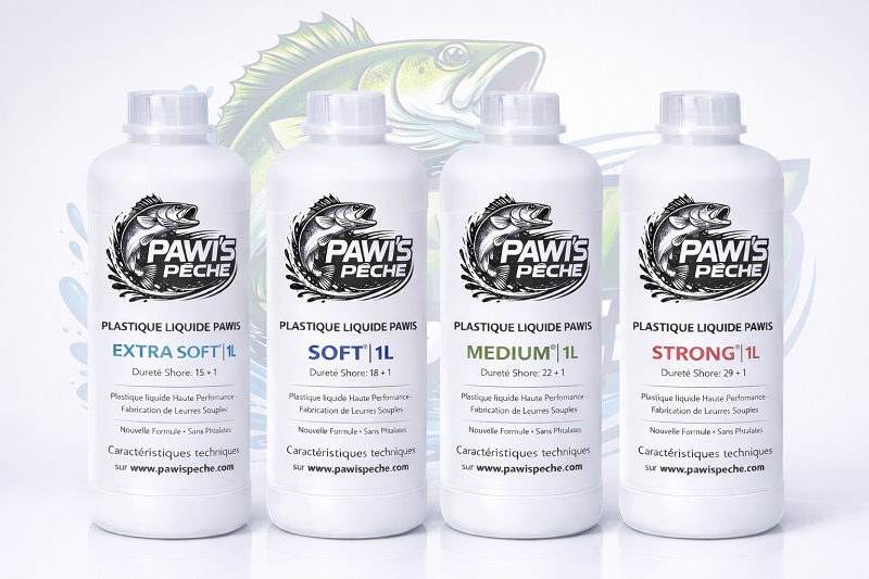 Plastique liquide fabrication leurre souple