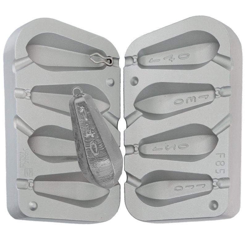 Moules à plomb carpe bombe