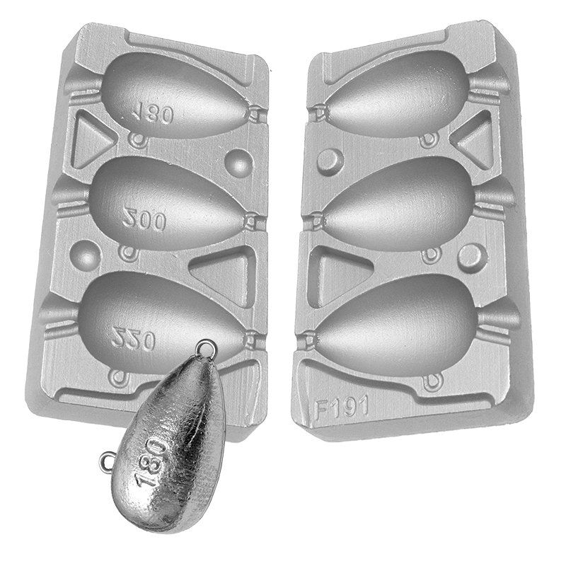 Moules à plomb poire